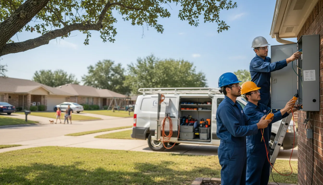 Certified electrician providing emergency electrical services in Vestal, NY